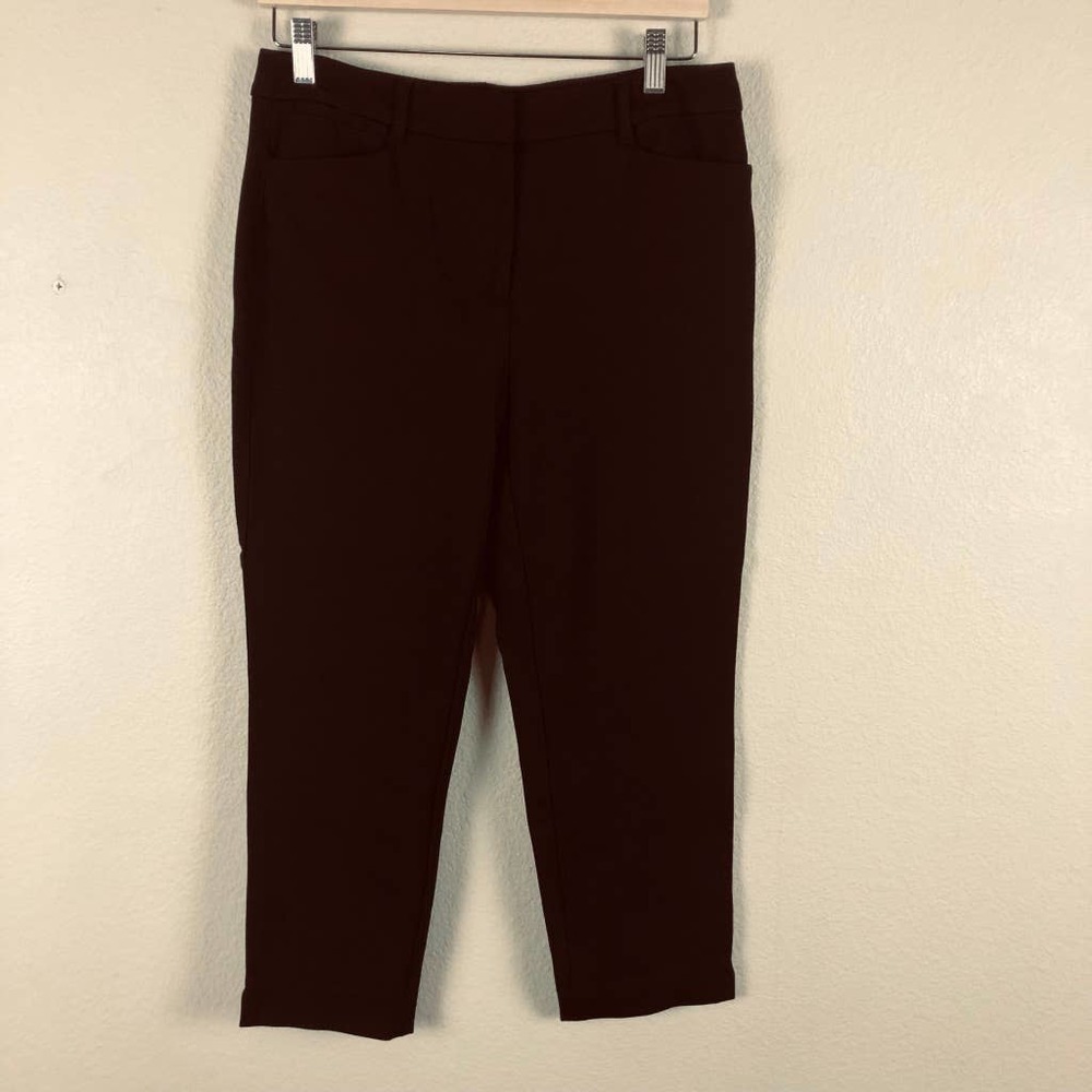 white House Black Market Pants Black The Slim Ankle Size 6 Short